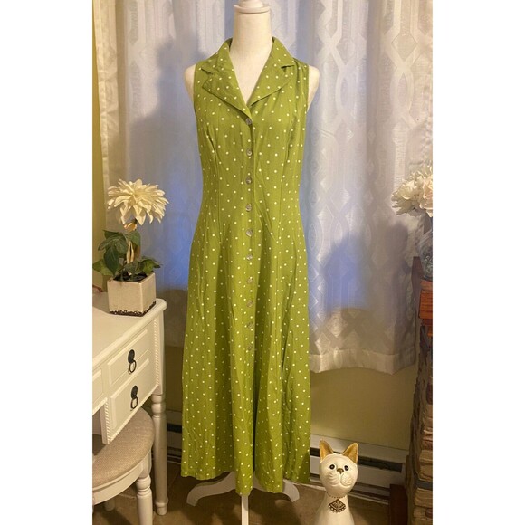 Retro Polka Dot Dress Size 6 - Picture 1 of 6